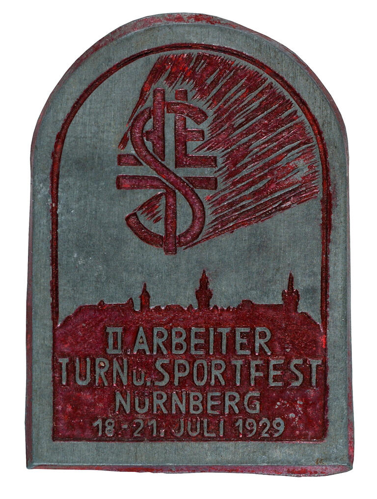 Sticker: 2. Arbeiter-Turn- und Sportfest in Nürnberg, 18.-21. Juli 1929