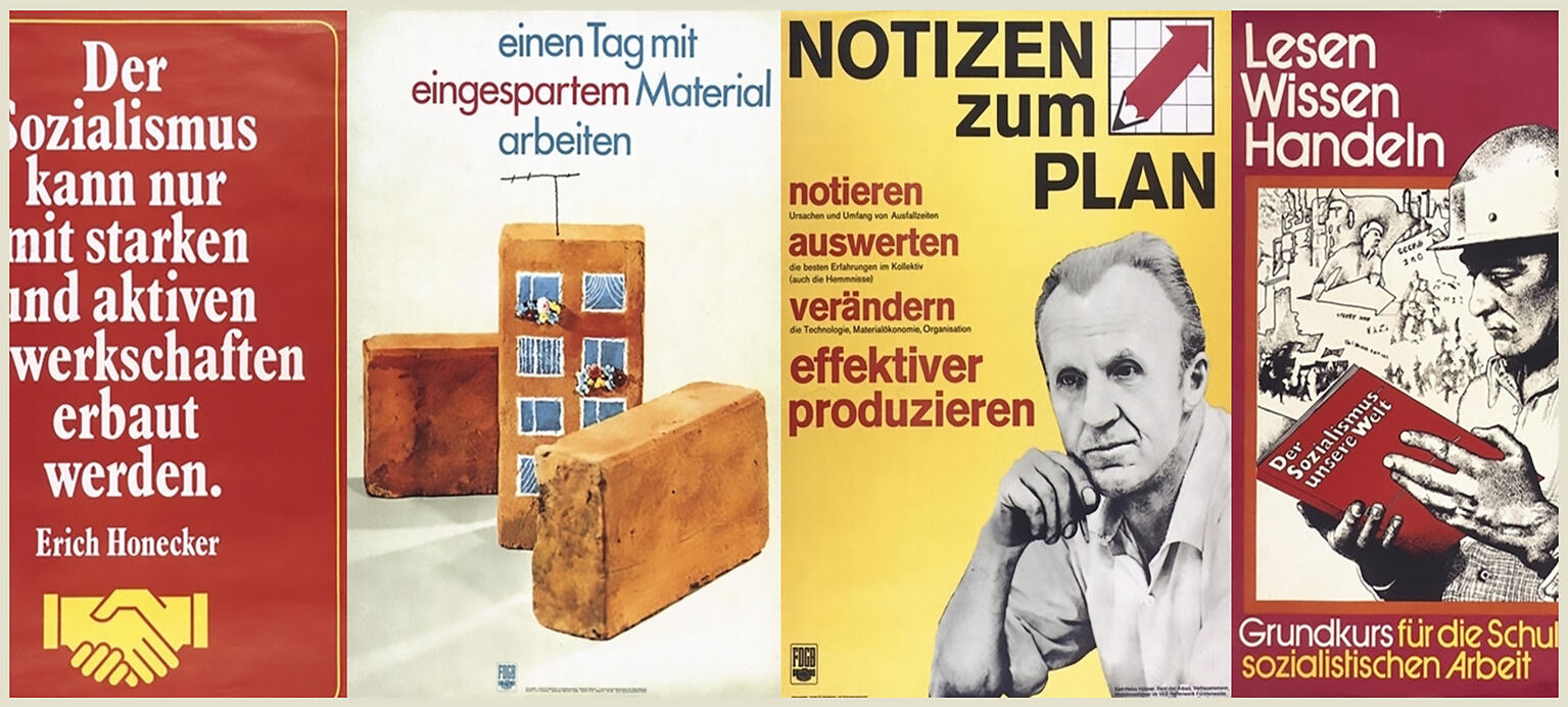 Plakate des FDGB in den 50er Jahren 