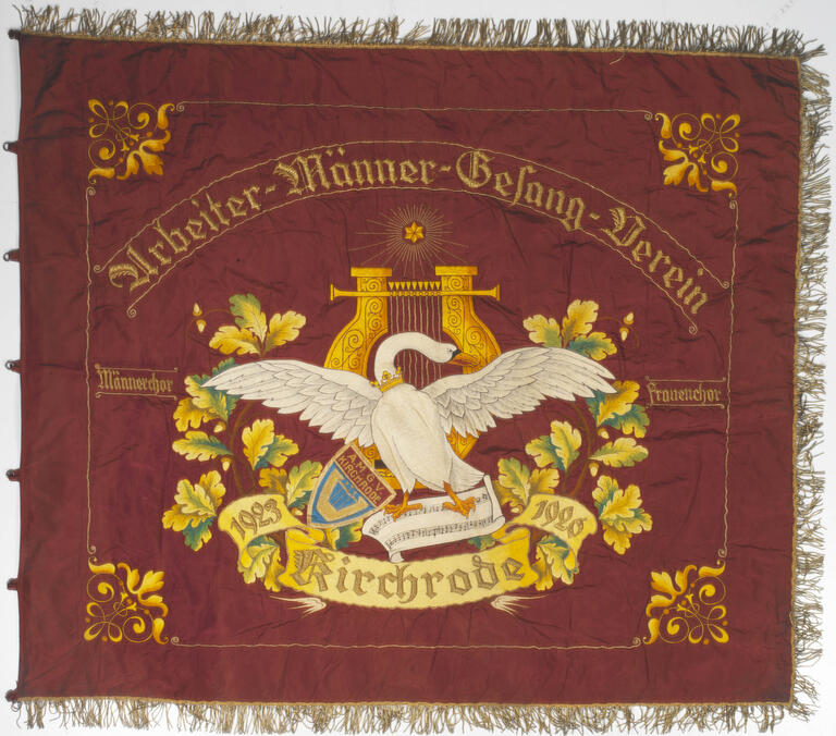 Fahne des Arbeiter-Männer-Gesang-Vereins Kirchrode 1923-1926