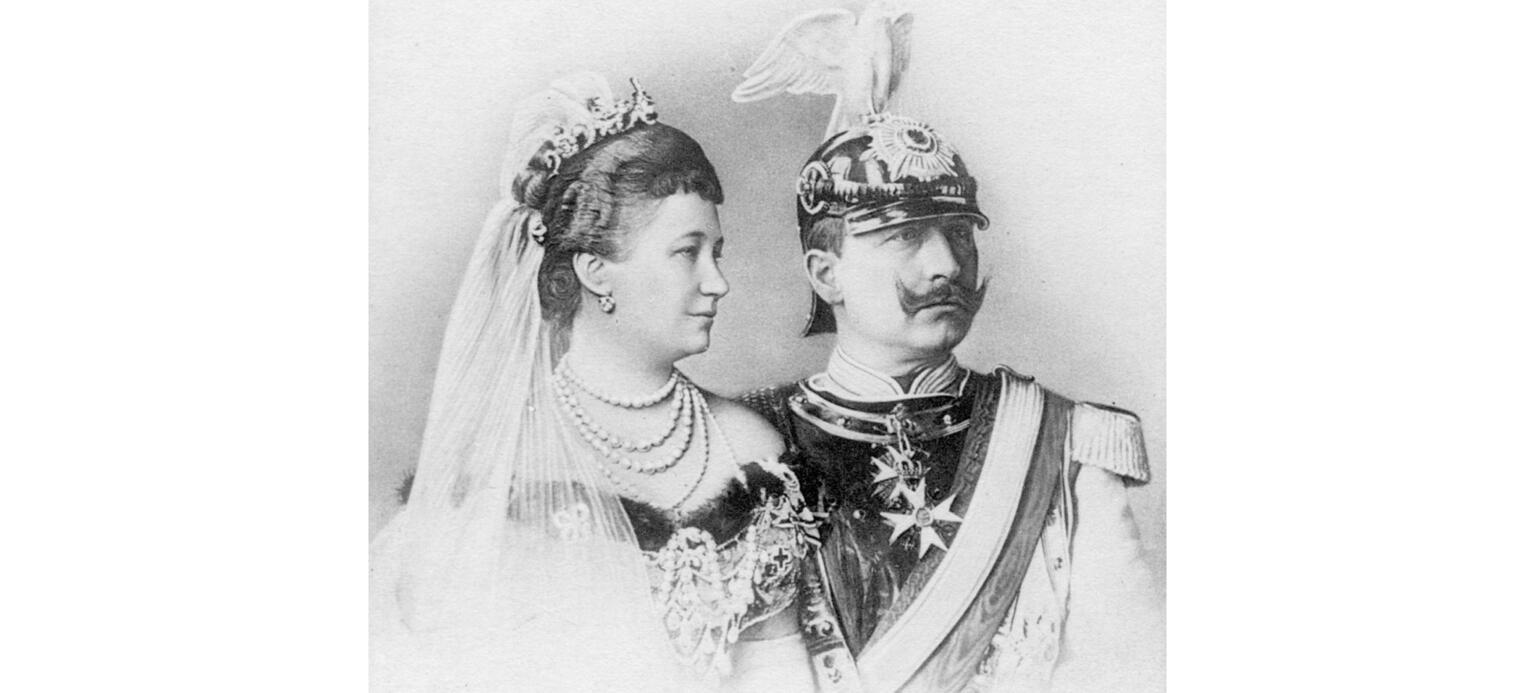 Kaiser Friedrich Wilhelm II., mit seiner Frau Auguste Viktoria, 1891