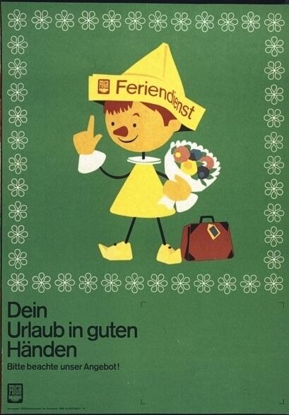 Plakat zum FDGB-Feriendienst, 1967