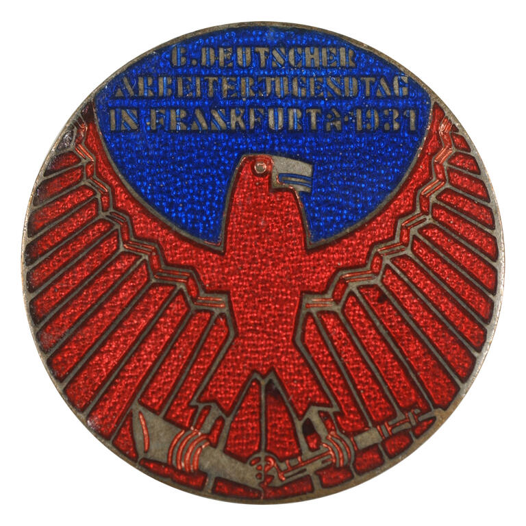 Sticker: 6. Deutscher Arbeiterjugendtag in Frankfurt a.M. 1931